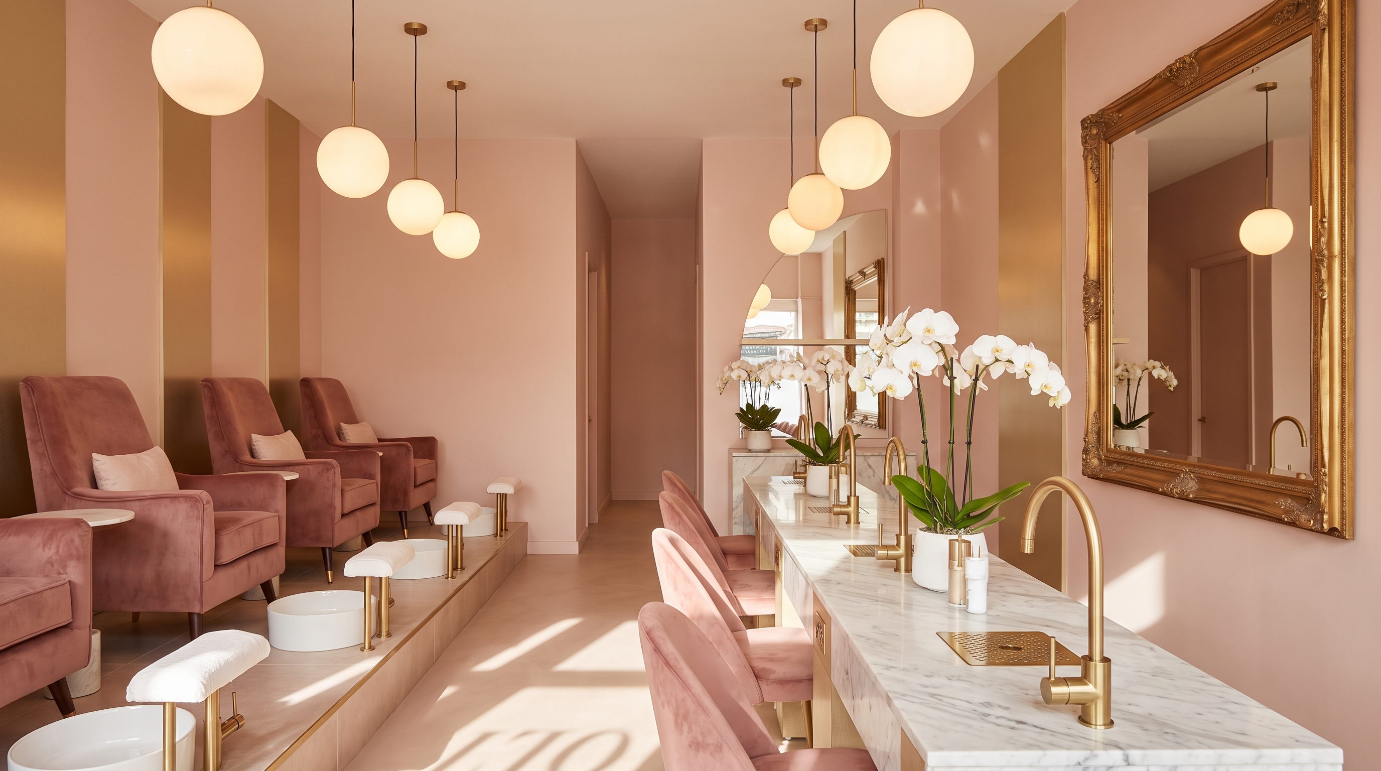 Sunshine Nails & Spa Studio interior